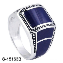 Neues Modell 925 Sterling Silber Ring mit Emaille
